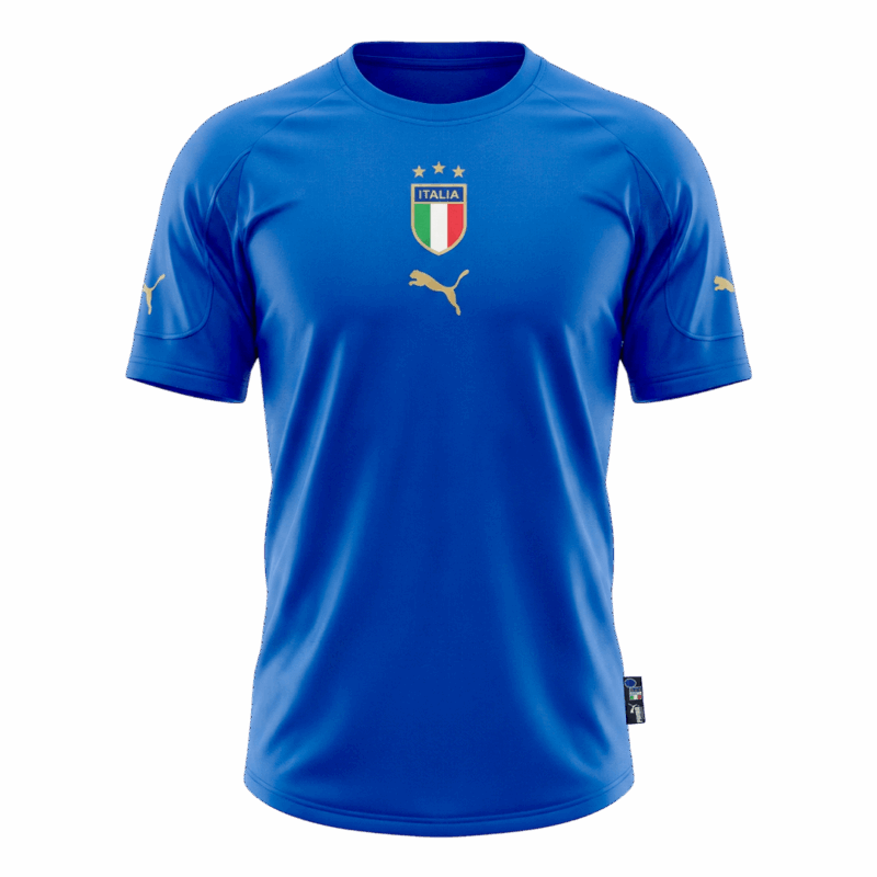Italy Home Soccer Jersey Retro 2004