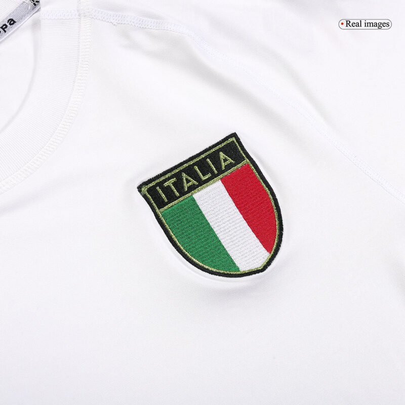 Italy Away Soccer Jersey Retro 2002