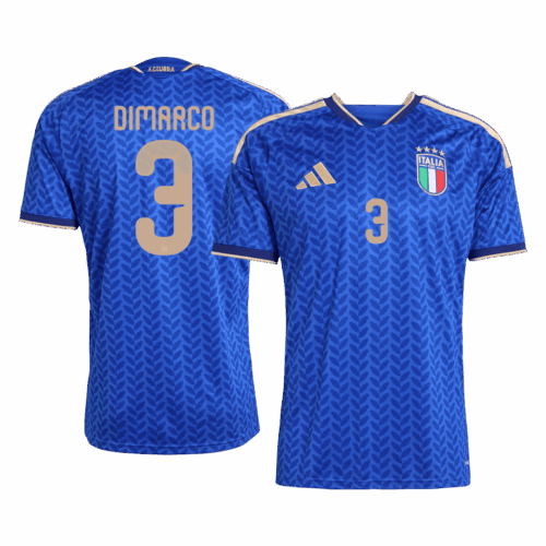 621341_1 DIMARCO #3 Italy Home Soccer Jersey World Cup 2026 Blue