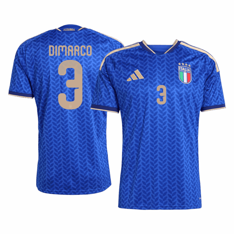 DIMARCO #3 Italy Home Soccer Jersey World Cup 2026 Blue