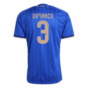DIMARCO #3 Italy Home Soccer Jersey World Cup 2026 Blue