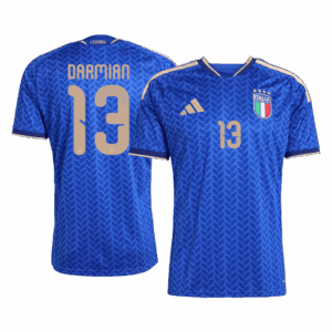 DARMIAN #13 Italy Home Soccer Jersey World Cup 2026 Blue
