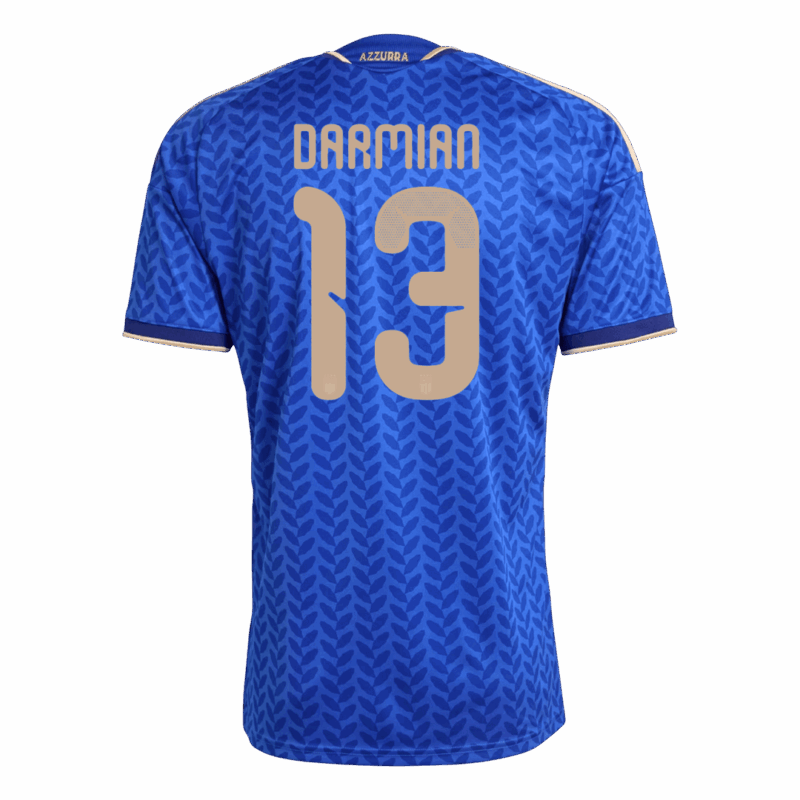 DARMIAN #13 Italy Home Soccer Jersey World Cup 2026 Blue