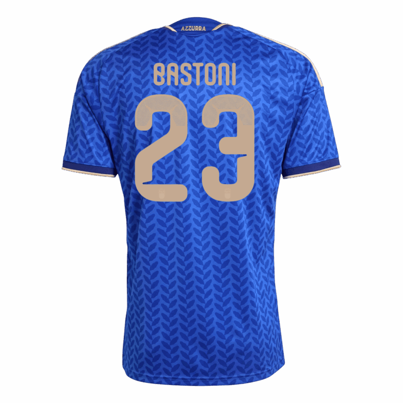 BASTONI #23 Italy Home Soccer Jersey World Cup 2026 Blue