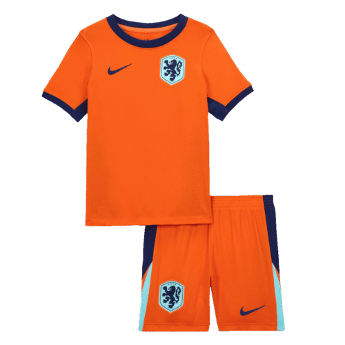 Netherlands Home Kids Soccer Jerseys Kit EURO 2024