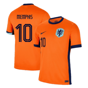 MEMPHIS #10 Netherlands Home Soccer Jersey EURO 2024