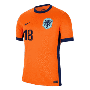 MALEN #18 Netherlands Home Soccer Jersey EURO 2024
