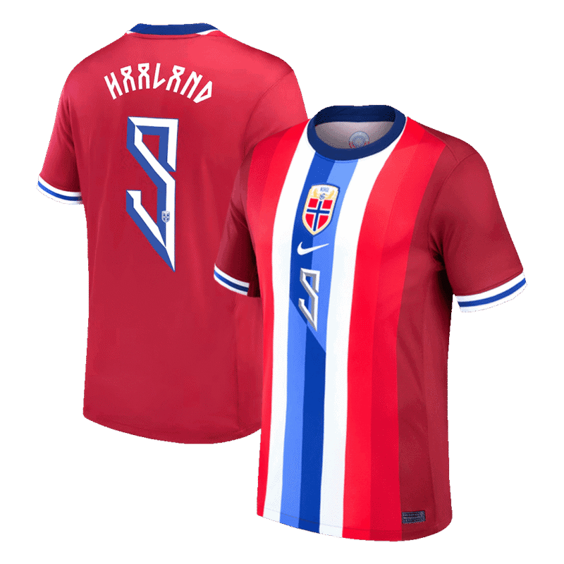 HAALAND #9 Norway Home Soccer Jersey 2024