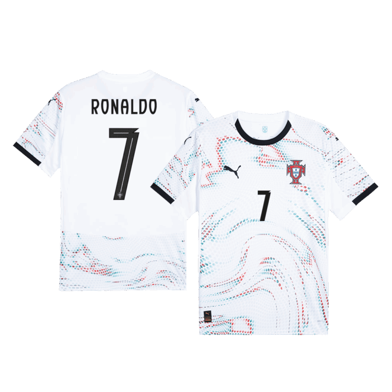 RONALDO #7 Portugal Away Soccer Jersey Replica 2025