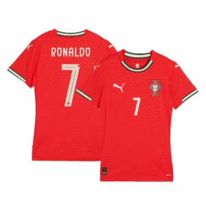 RONALDO #7 Portugal Home Soccer Jersey Replica 2025 - Women Size