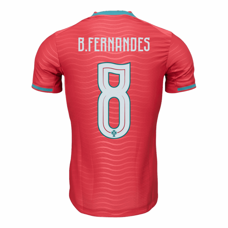 643864_3 Portugal B.FERNANDES #8 Home Soccer Jersey Authentic 2026
