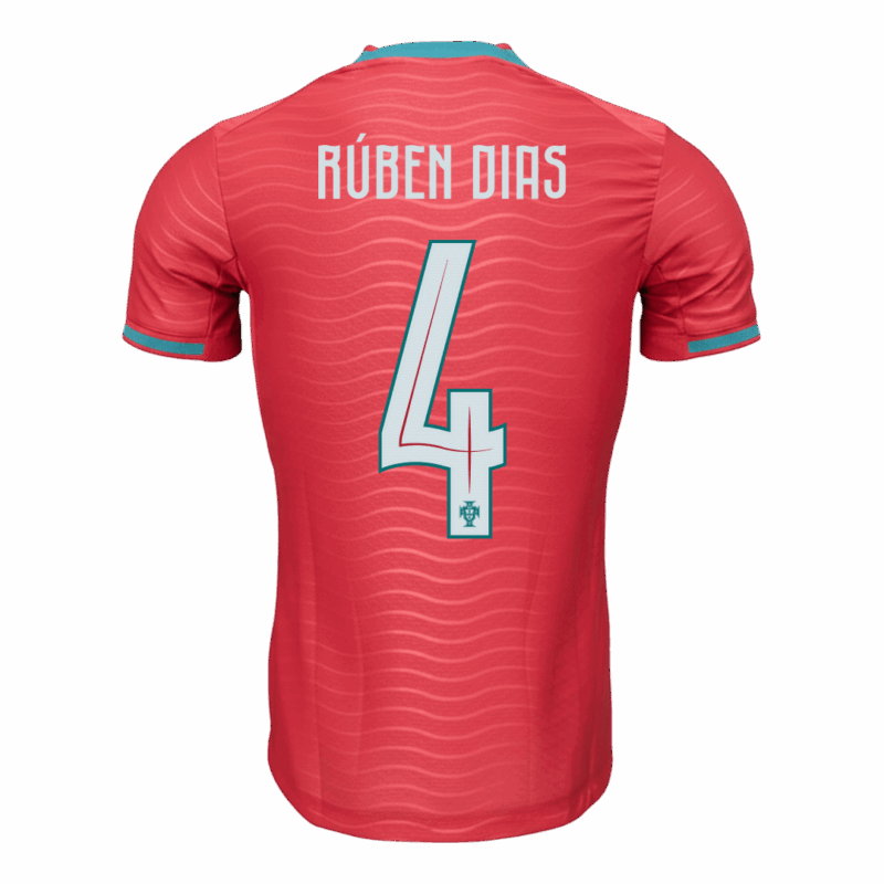 643920_3 Portugal RÚBEN DIAS #4 Home Soccer Jersey Authentic 2026