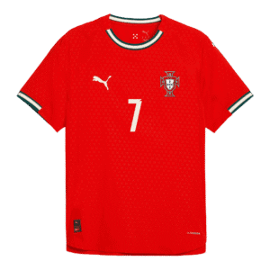 RONALDO #7 Portugal Home Authentic Soccer Jersey 2025