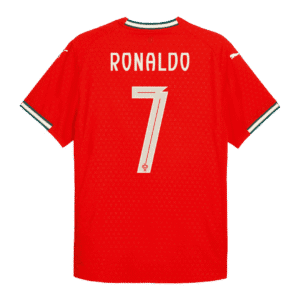 RONALDO #7 Portugal Home Authentic Soccer Jersey 2025