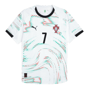 RONALDO #7 Portugal Away Authentic Soccer Jersey 2025