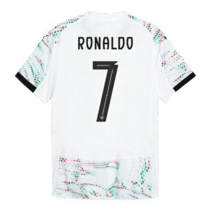 RONALDO #7 Portugal Away Authentic Soccer Jersey 2025