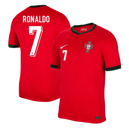 RONALDO #7 Portugal Home Soccer Jersey EURO 2024