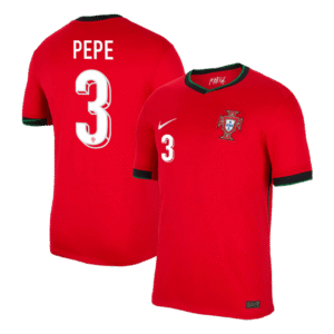 PEPE #3 Portugal Home Soccer Jersey EURO 2024
