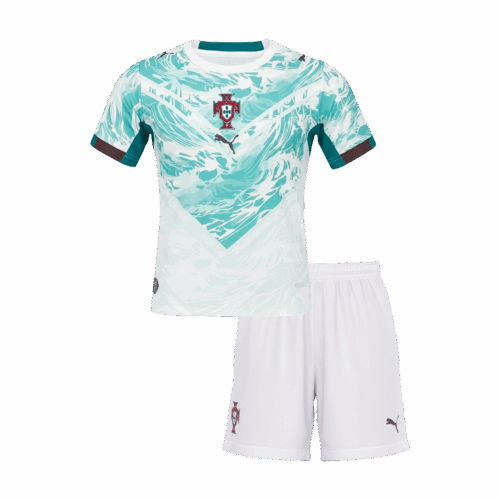 628608_1 Kid's Portugal Away Soccer Jersey Kit(Jersey+Shorts) World Cup 2026 White