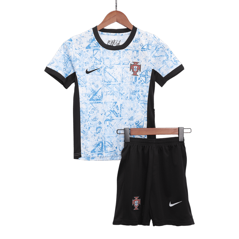 Portugal Away Kids Soccer Jerseys Kit EURO 2024