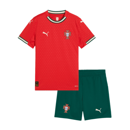 Portugal Home Kids Soccer Jerseys Kit 2025