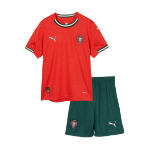 Portugal Home Kids Soccer Jerseys Kit 2025