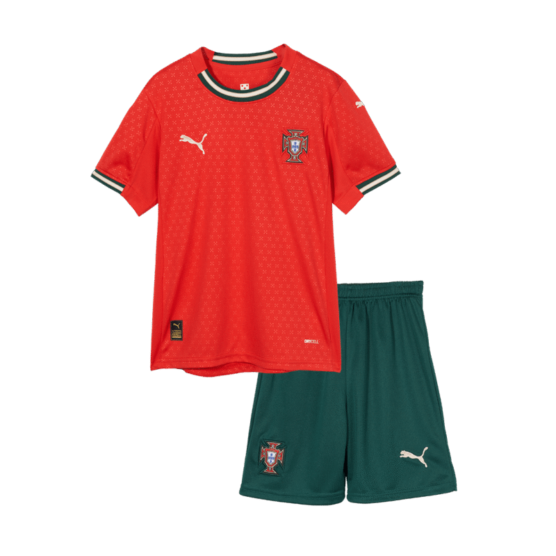 Portugal Home Kids Soccer Jerseys Kit 2025