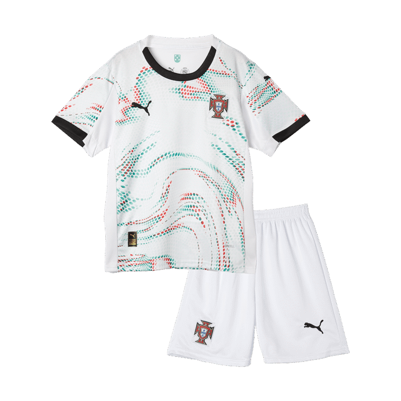 Portugal Away Kids Soccer Jerseys Kit 2025