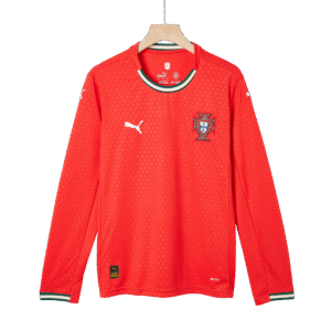Portugal Home Long Sleeve Soccer Jersey 2025