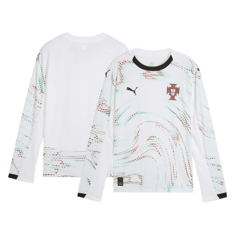 Portugal Away Long Sleeve Soccer Jersey 2025