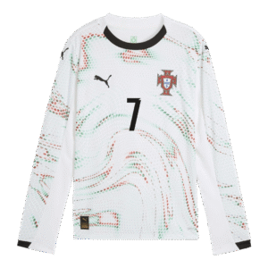 RONALDO #7 Portugal Away Long Sleeve Soccer Jersey 2025