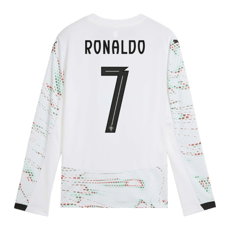 RONALDO #7 Portugal Away Long Sleeve Soccer Jersey 2025