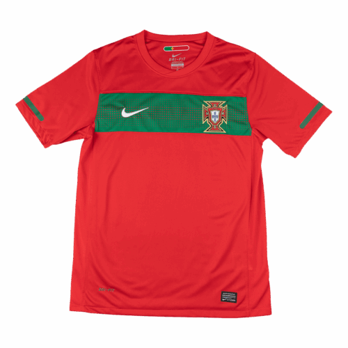 Portugal Home Soccer Jersey Retro 2010