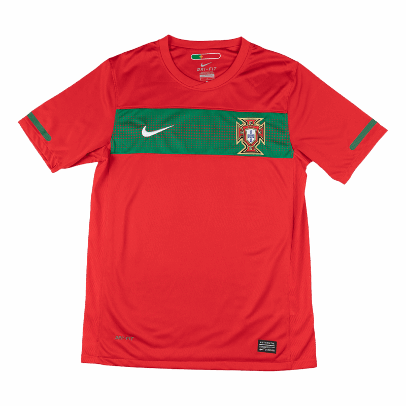 613916_1 Portugal Home Soccer Jersey Retro 2010