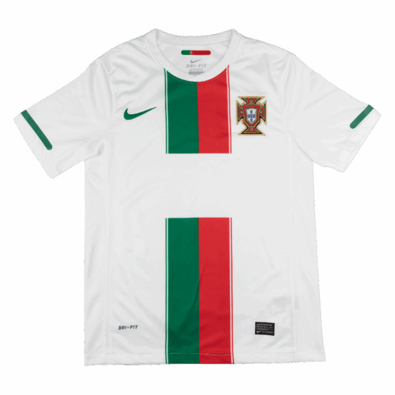 Portugal Away Soccer Jersey Retro 2010