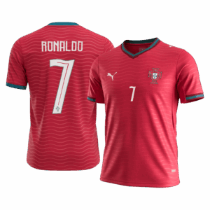 RONALDO#7 Portugal Home Soccer Jersey World Cup 2026 Red