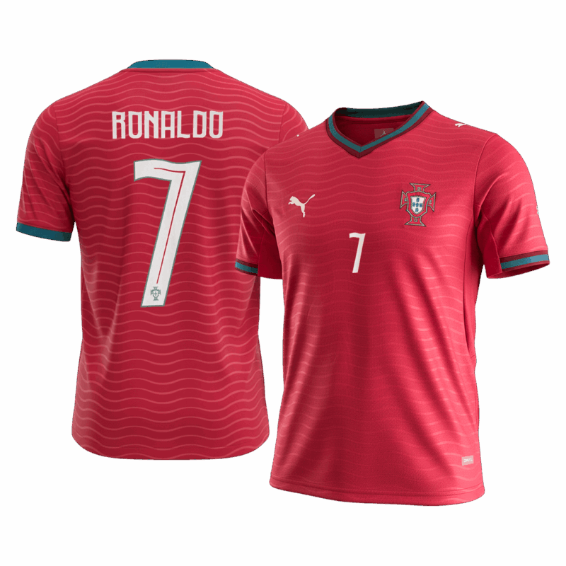 RONALDO#7 Portugal Home Soccer Jersey World Cup 2026 Red