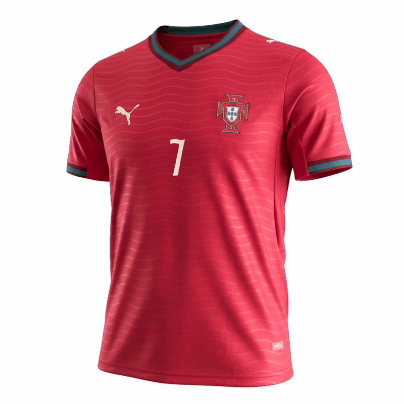 RONALDO#7 Portugal Home Soccer Jersey World Cup 2026 Red