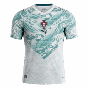 623655_1 Portugal Away Soccer Jersey World Cup 2026 White&Green