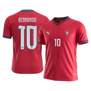 643795_1 BERNARDO#10 Portugal Home Soccer Jersey World Cup 2026 Red