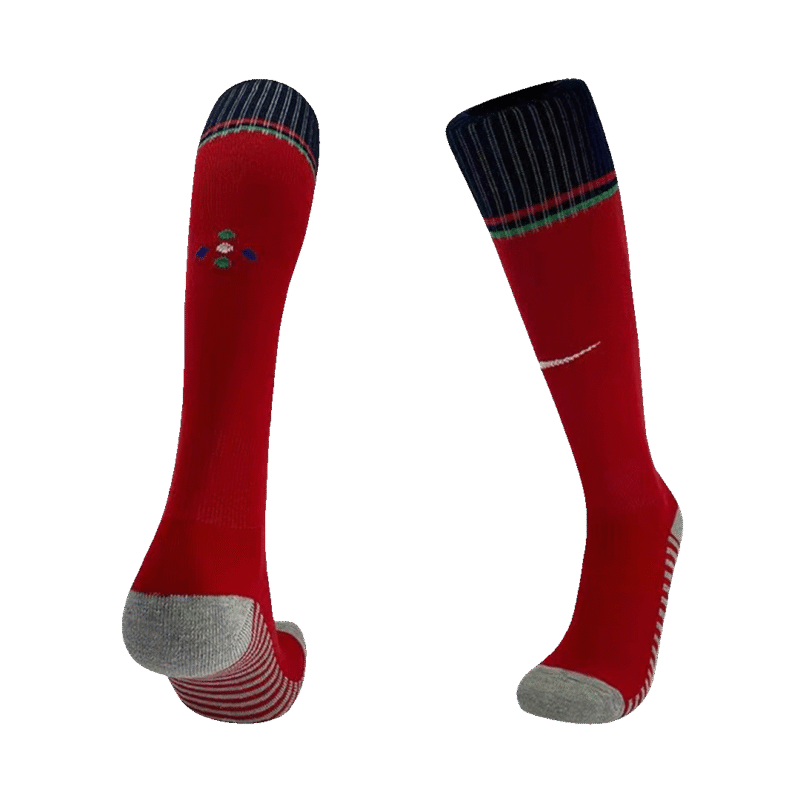 Portugal Home Soccer Socks 2024