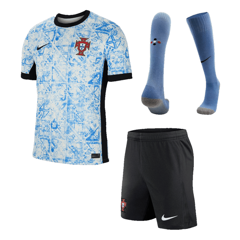 Portugal Away Jerseys Full Kit EURO 2024