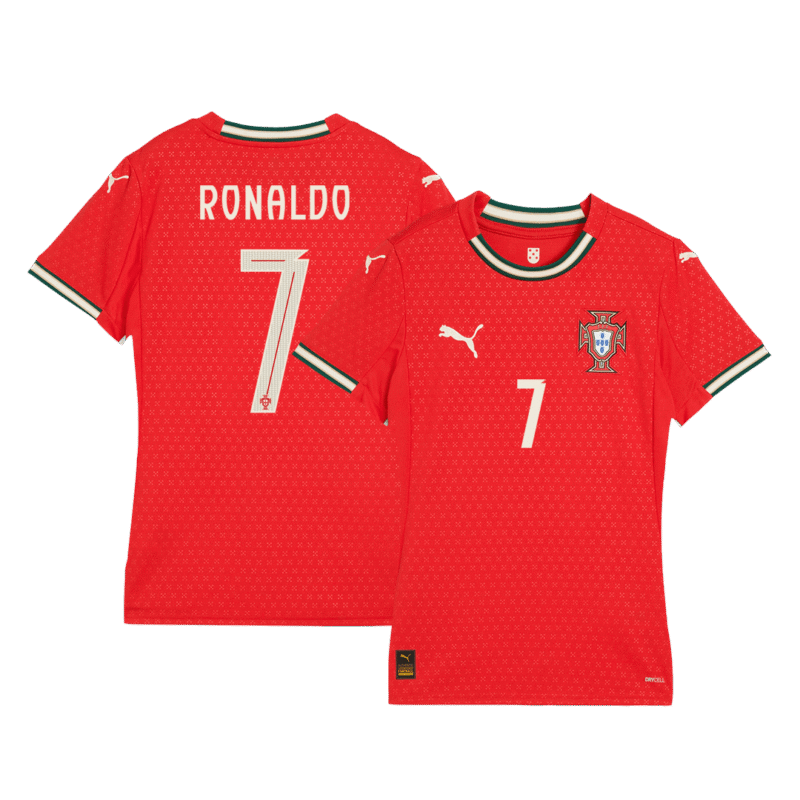 RONALDO #7 Women's Portugal Home Jersey 2025