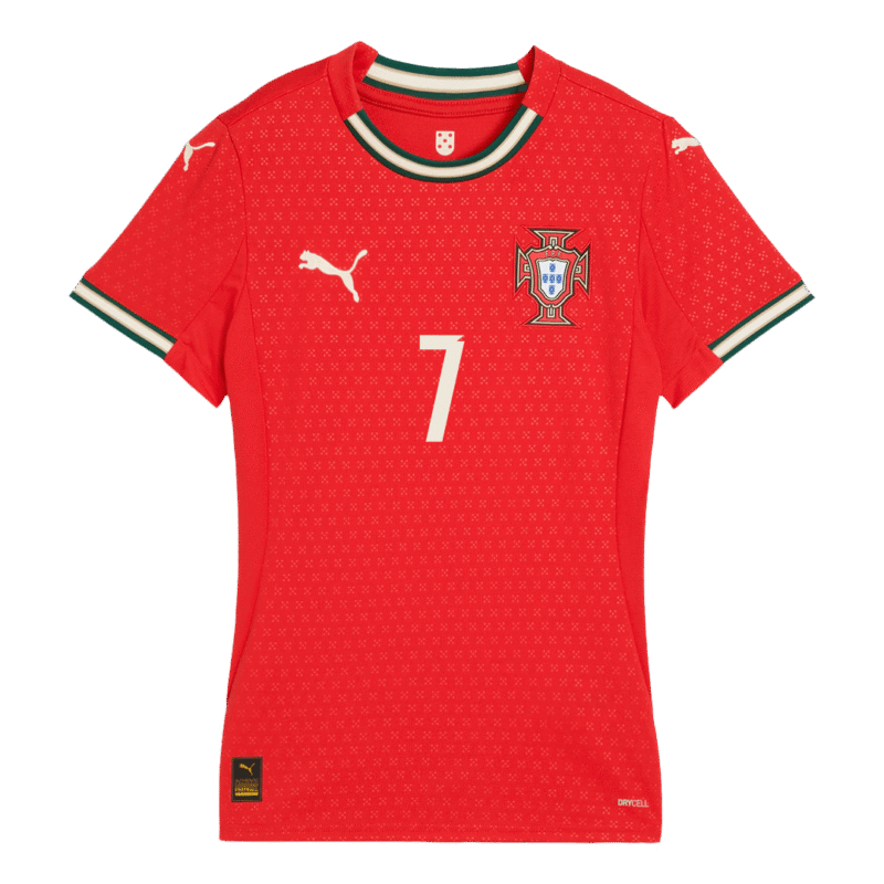 RONALDO #7 Women's Portugal Home Jersey 2025