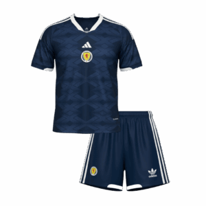 Kid's Scotland Home Soccer Jersey Kit(Jersey+Shorts) World Cup 2026 Navy