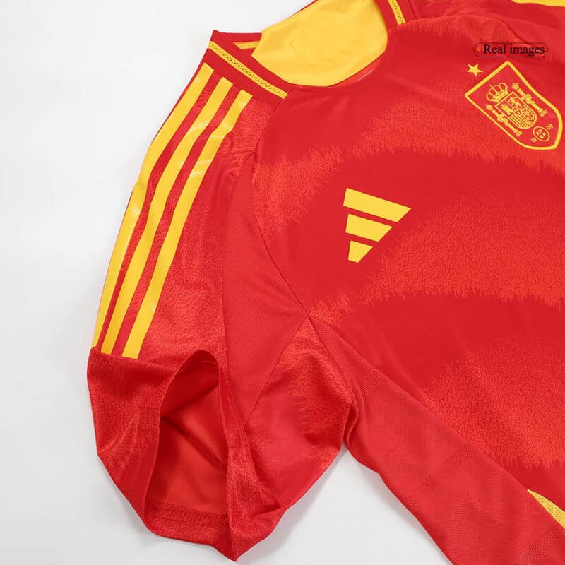 WILLIAMS JR. #17 Spain Home Authentic Soccer Jersey EURO 2024