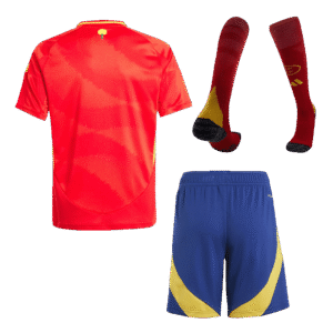 Spain Home Kids Soccer Jerseys Full Kit EURO 2024