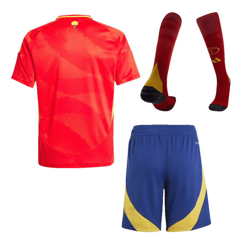 Spain Home Kids Soccer Jerseys Full Kit EURO 2024