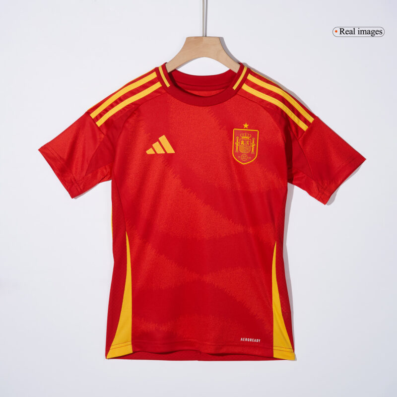 Spain Home Kids Soccer Jerseys Full Kit EURO 2024