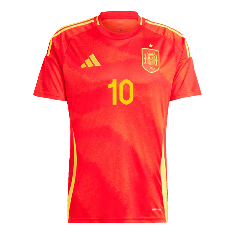 OLMO #10 Spain Home Soccer Jersey EURO 2024